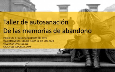 Taller autosanacion y liberacion abandono VIERNES 12 DE JULIO STGO